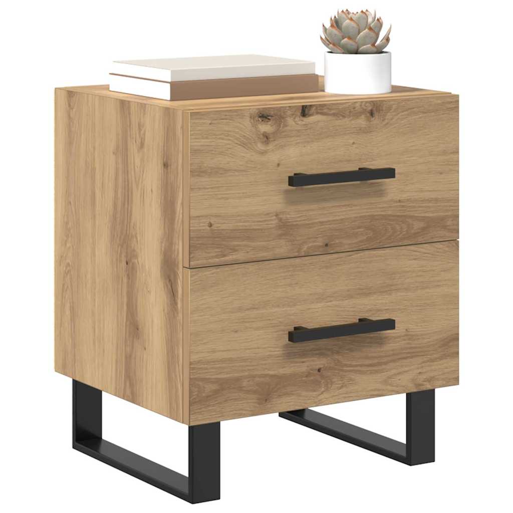 Bedside Cabinets 2 pcs Artisan oak 40 x 35 x 47.5 cm